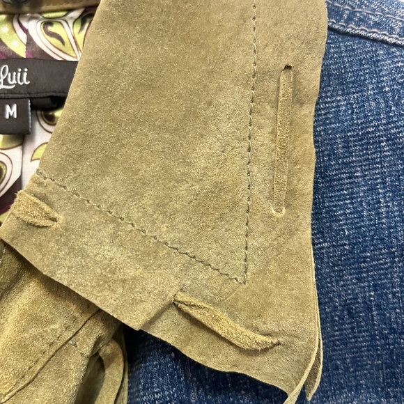 Vintage Luii suede and Jean jacket size medium - Picture 5 of 6